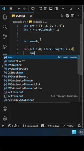 Missing Number in Array ❌ Common Formula Trap | JavaScript Interview Question