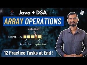 Array Operations in Java – Traversal, Insertion, Deletion, Searching | DSA for Beginners [With Code]