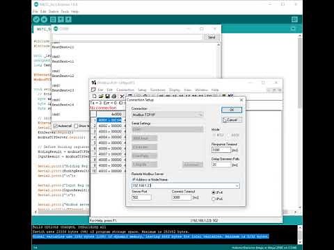 Arduino Mega 2560 As Modbus TCP Server