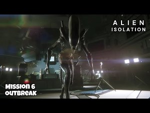 Alien Isolation - Walkthrough with 5 aliens on nightmare - mission 6 Outbreak