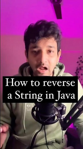 Reverse a String in java | How to reverse string in java | Java tutorial | Java programming |