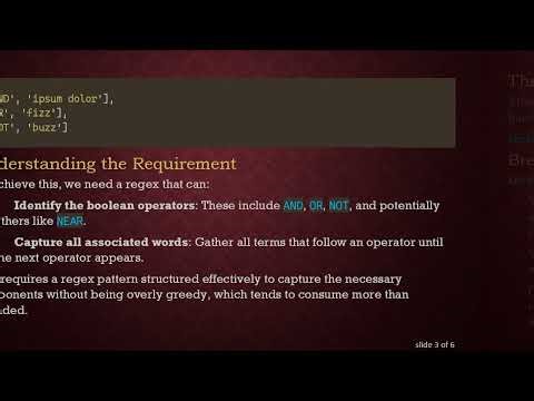 Extracting Boolean Operators and Their Values from Strings Using Regex