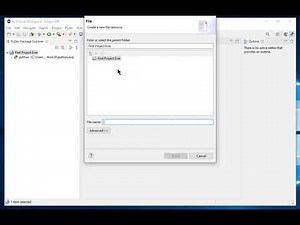 Eclipse Pydev First Python Program