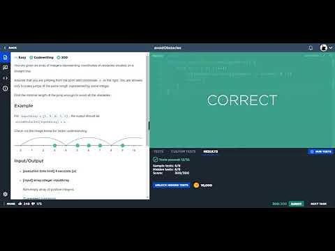 Avoid Obstacles - Javascript - Code Signal