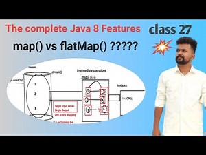 Java 8 features - class 27 Stream APIs - Difference between map() vs flatMap() methods and its usage