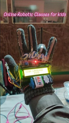 Sign language Project using Arduino and flex Sensor