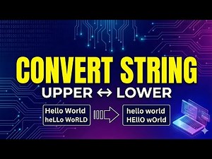 Convert a string Lower to Upper || Upper to Lower || Python Placement Coding