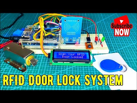 How TO Make RFID Based Door Lock System Using Arduino Uno & RFID Module MFRC522 By Technoesolution