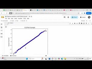 Create a qq plot with Python