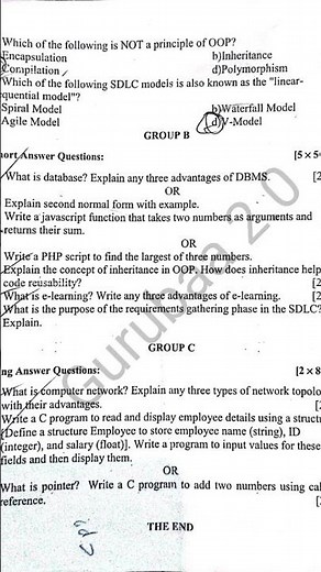 Computer model question for grade 12 board exam || neb grade 12 computer question || ‪@Gurubaa‬