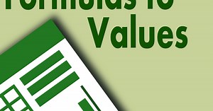 turn excel  (xlsx or xls) formulas into values