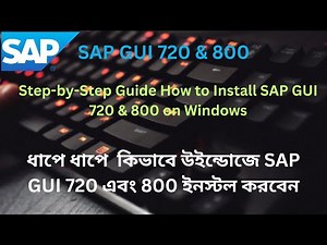 Step by Step Guide How to Install SAP GUI 720 & 800 on Windows ( SAP Part-1 )