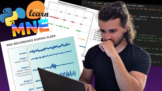 Sleep Stage Classification with Python: EEG, Scikit-Learn & MNE