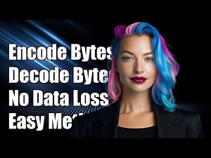 How to Encode and Decode Byte Arrays to Strings Without Data Loss