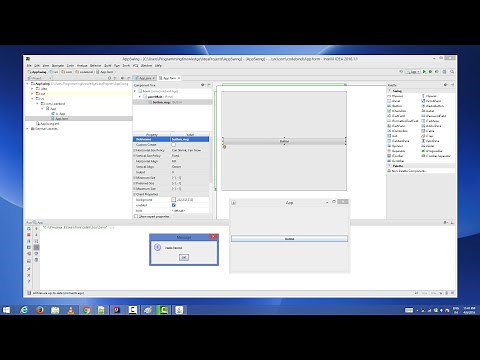 Creating First Java Swing GUI Application with IntelliJ IDEA IDE