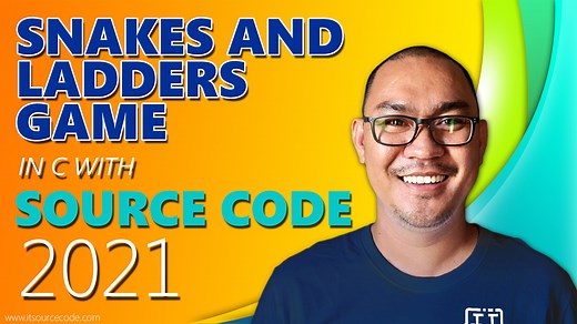 Snakes and Ladders Game in C Language with Source Code