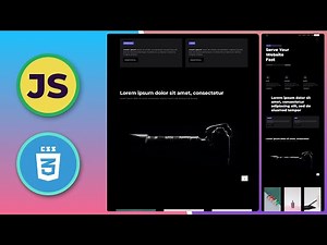 HTML5 CSS3 and Javascript Website Tutorial - Website with Animations Using HTML, CCS and JS