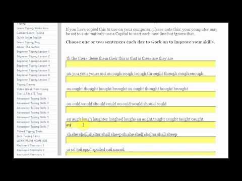Typing Tutorial - Learn How to Type
