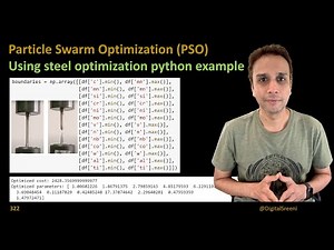 322 - PSO Using steel optimization