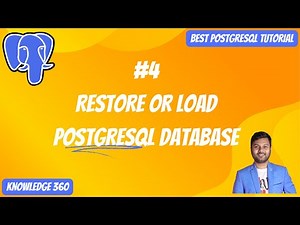 How to Restore/Load PostgreSQL Database | pgAdmin psql DBeaver || PostgreSQL Full Playlist #4