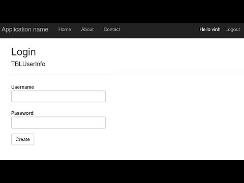 ASP.NET MVC - How to create Login Registration and Logout