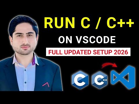 How to Setup C and C++ in VS Code [Updated 2026] || Run C Program On Visual Studio Code Step by Step