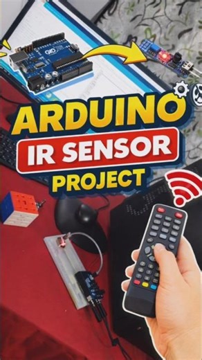 Arduino IR Sensor Project | Beginner Arduino Tutorial | Object Detection using IR Sensor 🤖 #shorts