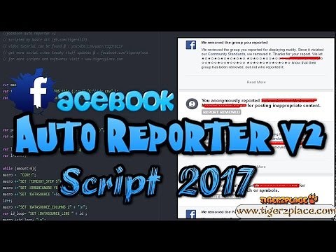 Facebook Auto Reporter v2 -- Automatic Reporting on Facebook Account/Group/Page