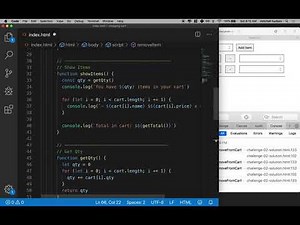 06 Shopping cart remove item