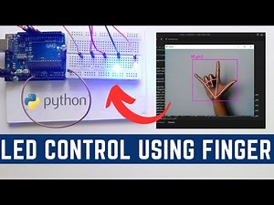 How to controll LED Using Python & Arduino | OpenCV Python || Arduino Projects