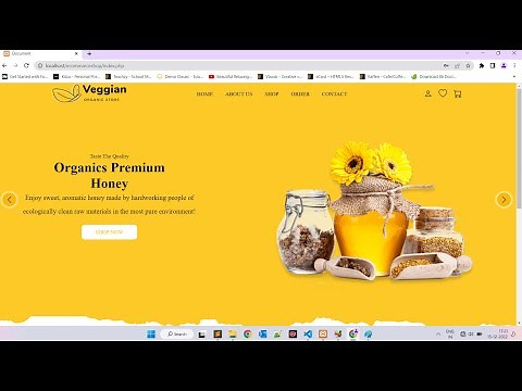 Complete ecommarce shop website with admin dashboard using html css js php & mysql part 1