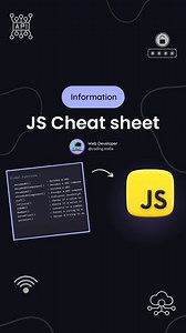 Javascript Cheatsheet 🤌 Master Javascript Using This Cheatsheet 😁 JavaScript Basics, Variables in JavaScript, Arrays, Operators, Functions in one place. 😳 Save this or you'll forget it 🔥 This Cheatsheet Includes - 👇 JavaScript Basics, Variables in JavaScript, Arrays, Operators, Functions, If - Else Statements, Strings, Numbers and Math & many more 🚀 ❤️ Hit the heart icon and show your love to this video 💙 | 📲 Comment down your thoughts and doubts ✍️ | 🌸 Share with your other frontend fr