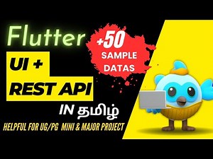 Rest API Call with http and Builder in Flutter in Tamil | Flutter Tutorial in Tamil