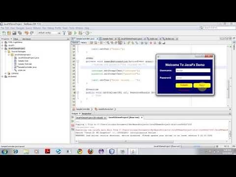 Get started with JavaFx FXML Application using NetBeans IDE 7.3.1