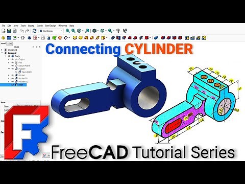FreeCAD Beginner Course | Module 1 – Lesson 3 | Create a Complex 3D Model in 7 Easy Steps