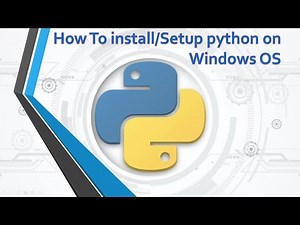 2.Complete Python Basics for Automation- Python setup on Windows