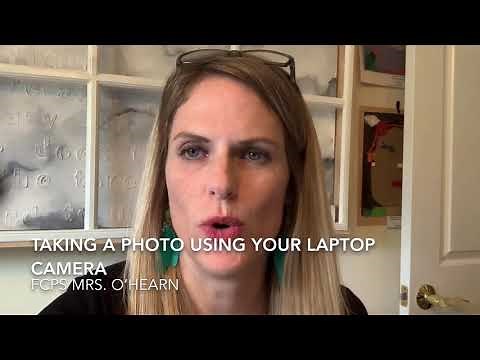 How to take a photo using your laptop camera