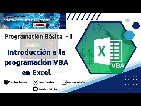 Video 1 - Introducción a la programacion VBA en Excel