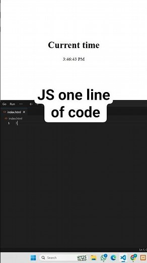 Show Current Time with JavaScript | Real-Time Clock | Code Skillzz
