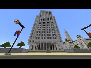 Minecraft Alien architect city Evansburg city tour #minecraft