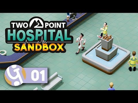 😷 Building The Best Looking Hospital! | Let's Play Two Point Hospital (Sandbox) Ep. 1 #AD