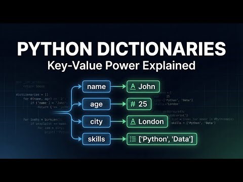 Python Dictionaries: Key-Value Pairs Explained#Python #Programming #DataStructures #Coding #educate