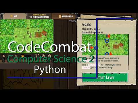 CodeCombat Level 10 Python Computer Science 2 Tutorial with Answers