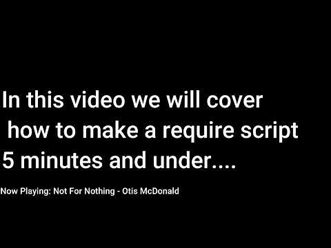 Roblox How to make a require script EASY!!