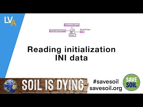 How to read data from configuration INI file - LabVIEW