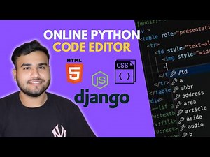 Build an Online Python Code Editor with Django | Full Project Tutorial 🚀
