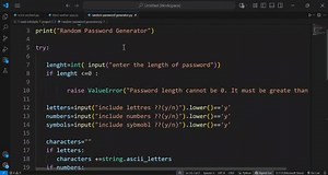 Python Random Password Generator for Oasis Infobyte Internship | Gaurav Garkar posted on the topic | LinkedIn