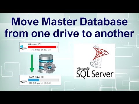 Move Master Database from one drive to another in SQL server || Ms SQL