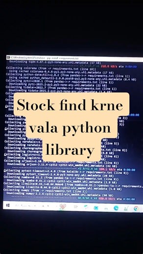 python library installation process In cmd #python #pythonprojects #pythonlibrary