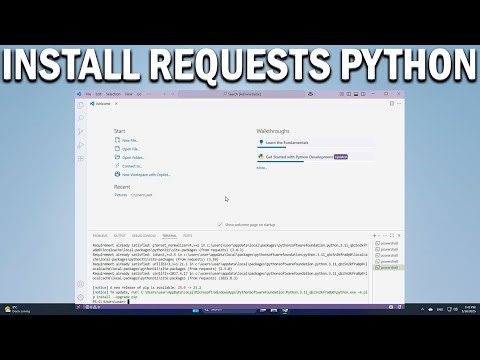 How To Install Requests Library in VS Code